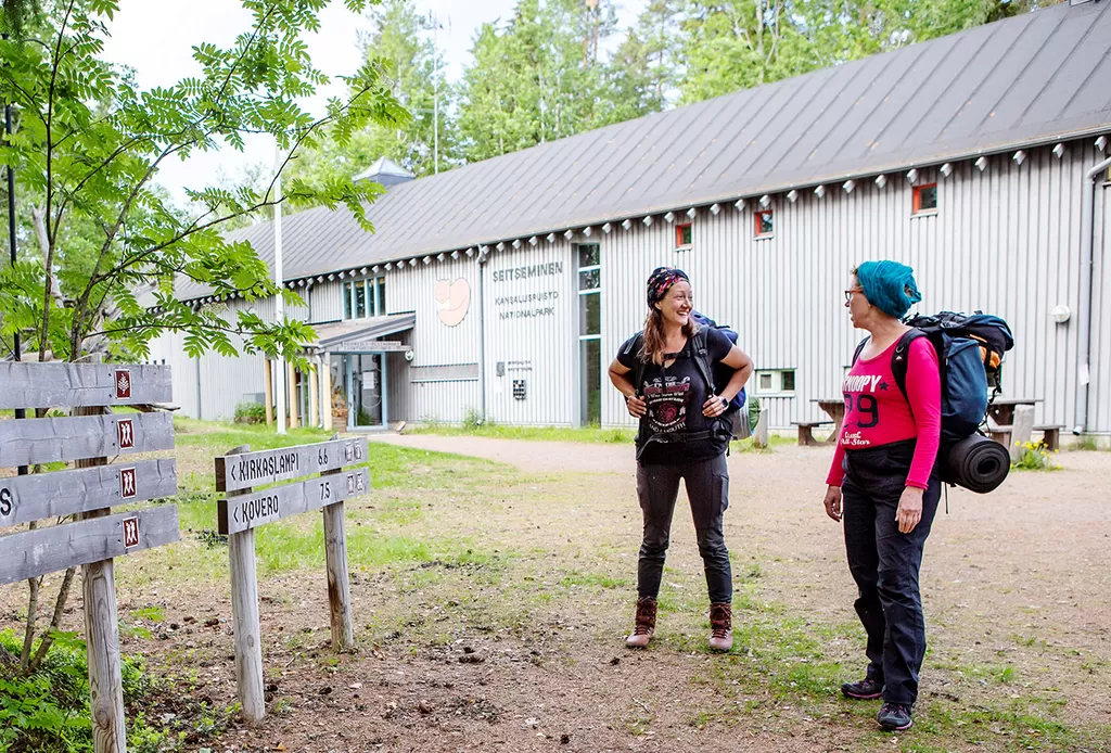 Seitsemisen luontokeskus on kesän ajan avoinna päivittäin. 