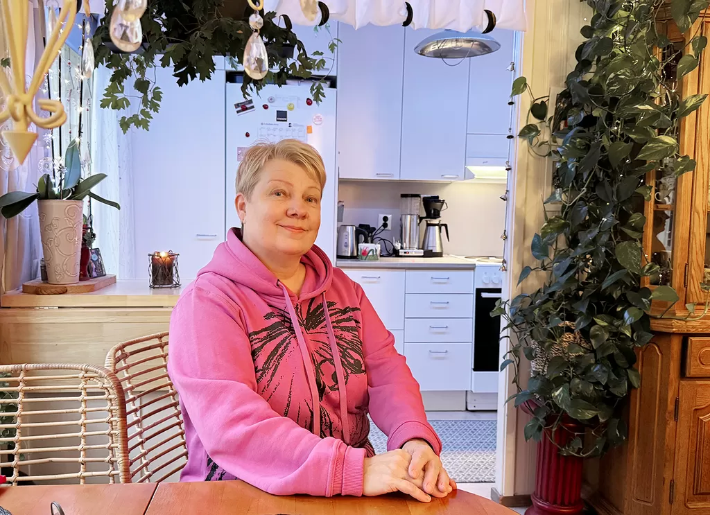 Sari Koskela on työskennellyt virikeohjaajana Ruovedellä. 
