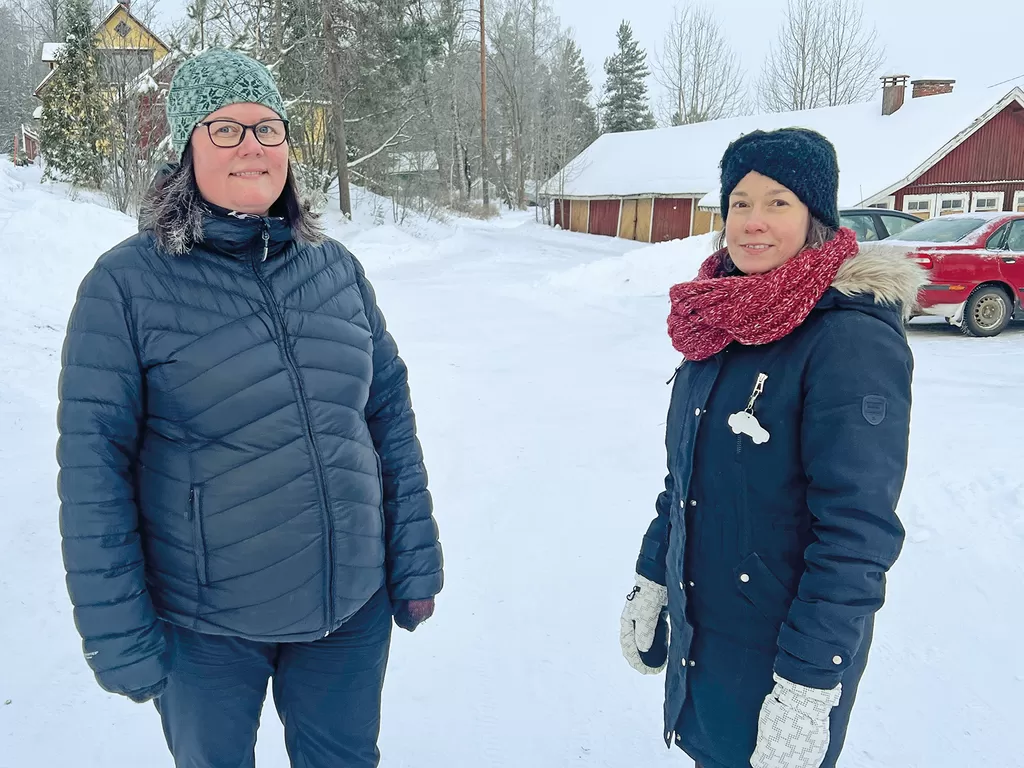 Marika Manninen ja Kaisa Latvamäki kertovat, etteivät aio aloittaa alkuvuodesta sen kummemmin karkkilakkoa kuin kuntokuuriakaan. Molemmat toivovat kuitenkin, että kuntoilu kuuluu arkeen jatkossakin. 
